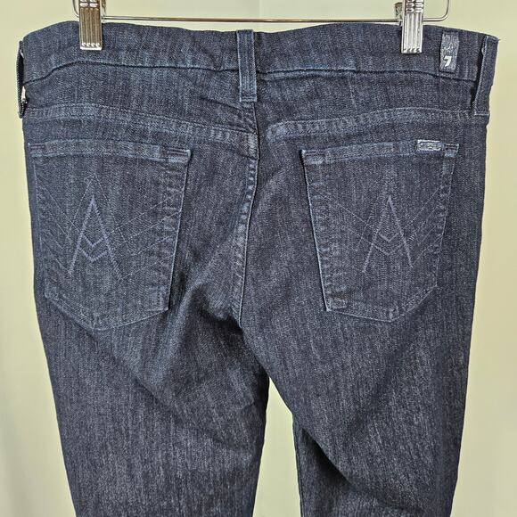 7 For All Mankind Lexi A Pocket Bootcut Denim Jeans | Women's 31 Petite - Picture 5 of 14